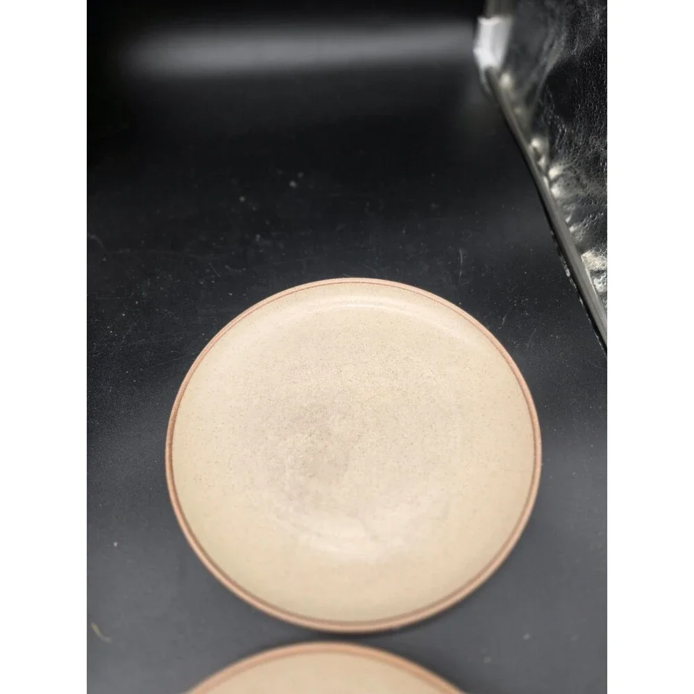 Set of 2 Metlox Poppytrail California Tempo Walnut Terracotta Salad Plates